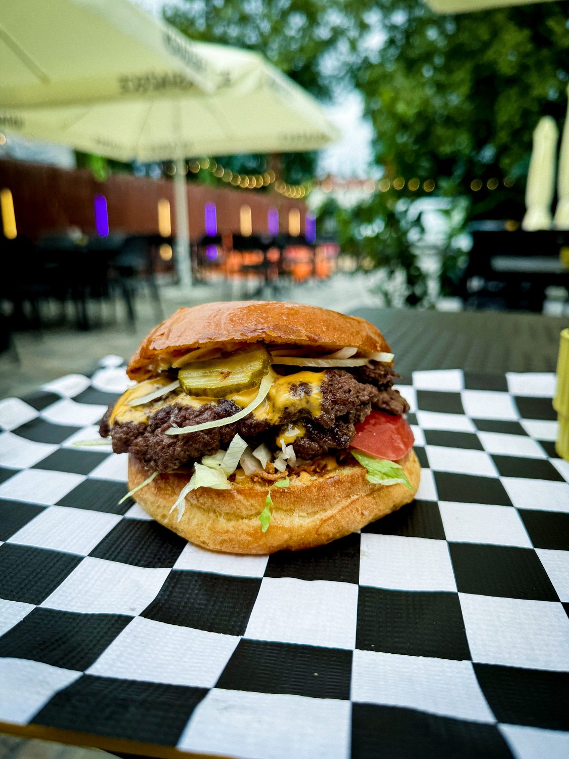 Smash burger Pesca Garden